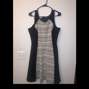 Black and white dress